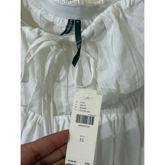 NWT Anthropologie White The Somerset Strapless Mini Dress Size XL Bridal - Picture 9 of 9